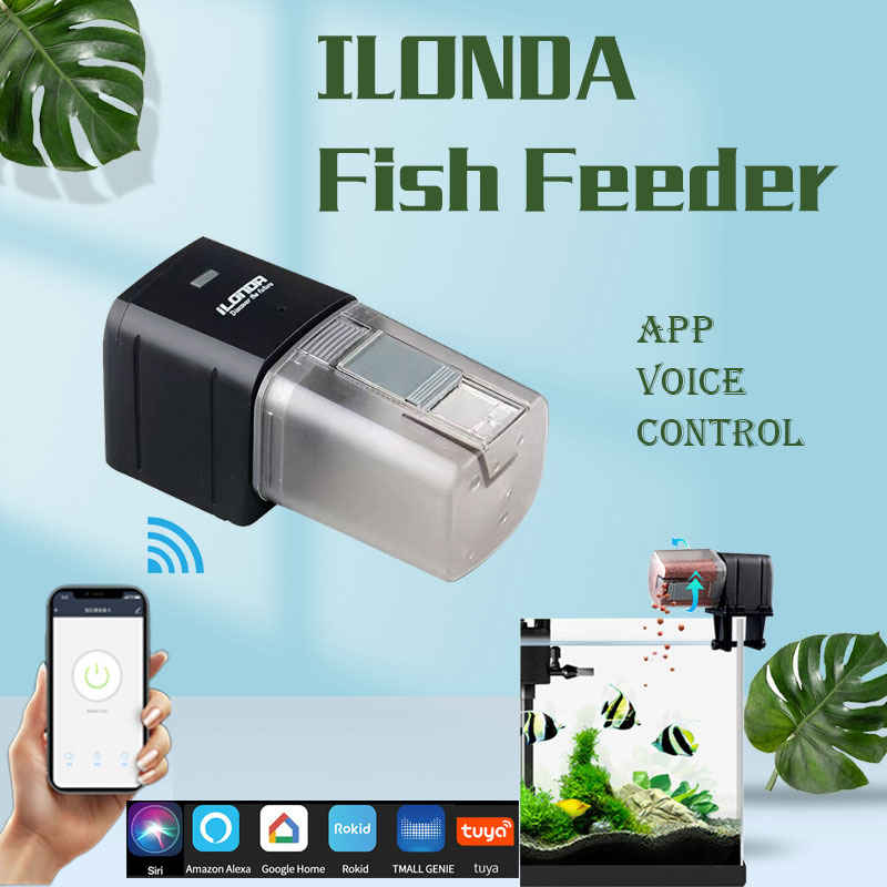 Aquarium Plant Nutrients - Ilonda Automat WiFi Fishing Feeder Aquarium