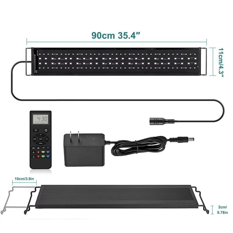 Planted Aquarium Hours - SIROKA 90cm Remote Control Smart LED