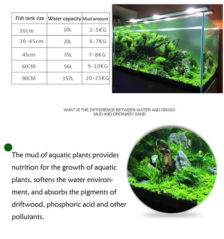 Aquarium Water Grass Mud Plant - Aquarium Plant Nutrients 评论和价格