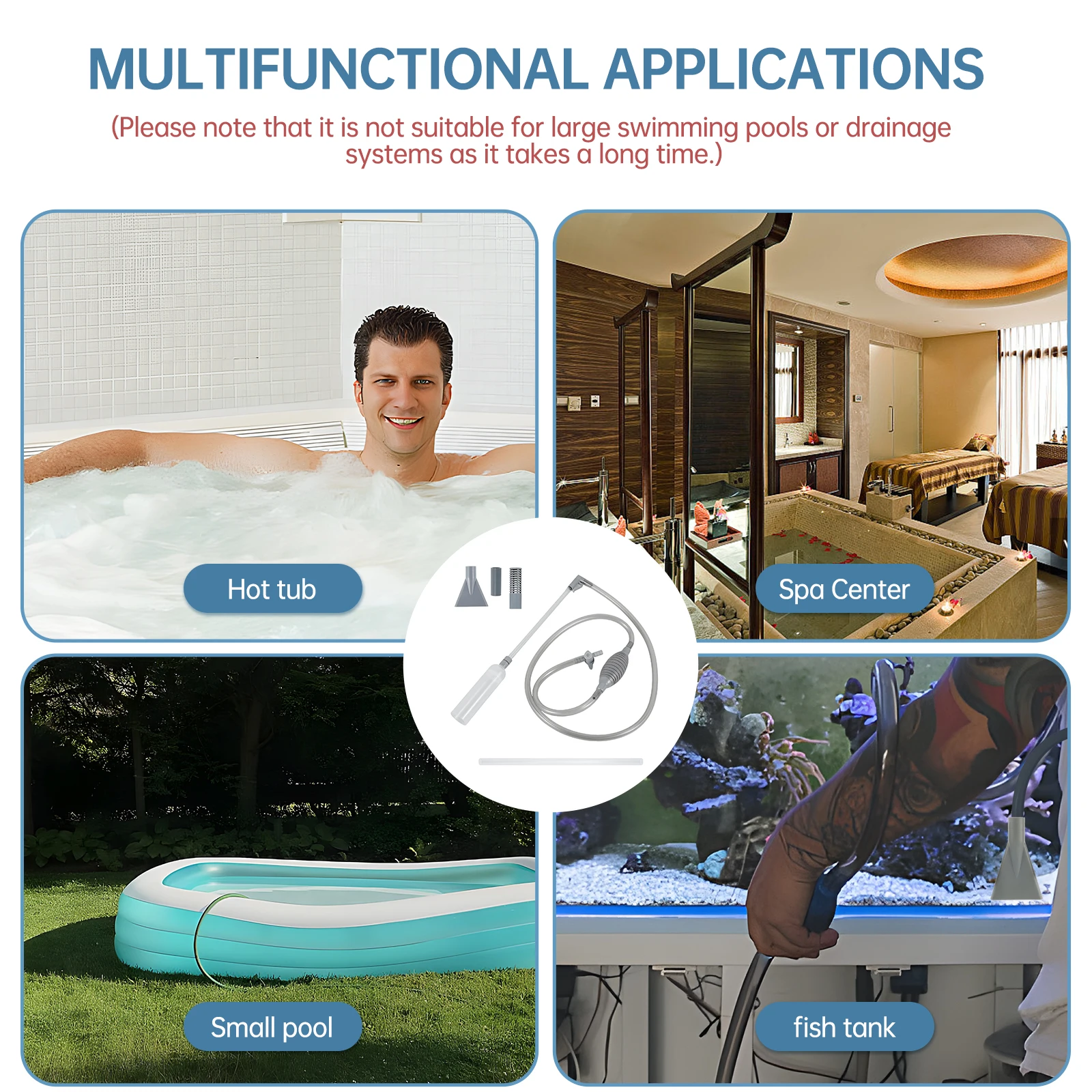 Hot Tub Vacuum Cleaner 10ft Sw - Planted Aquarium Cleaning 评论和价格