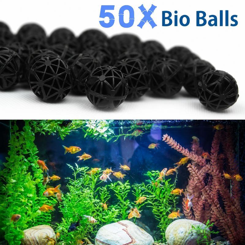50Pcs 16mm Aquarium Bio Filter - Planted Aquarium Cleaning 评论和价格