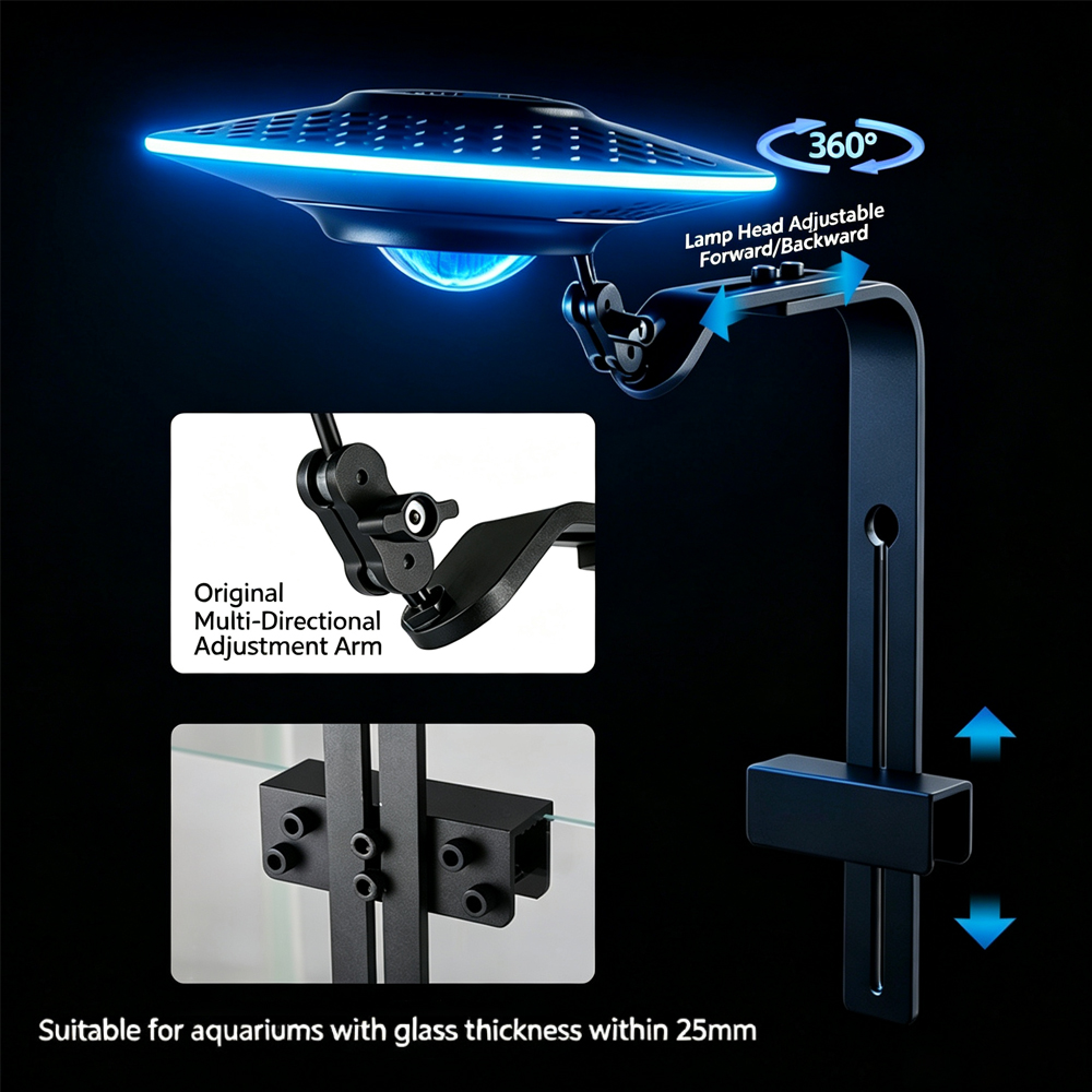 New UFO LED Fish Aquarium Ligh - Led Planted Tank Light 评论和价格