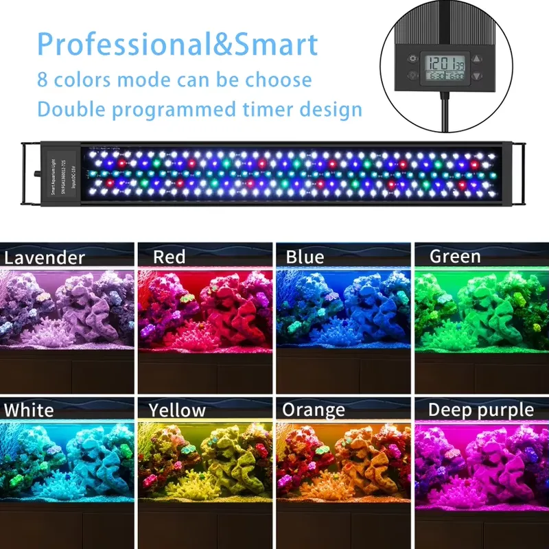 75cm 30inch Plant Light Fish T - Planted Aquarium Hours 评论和价格