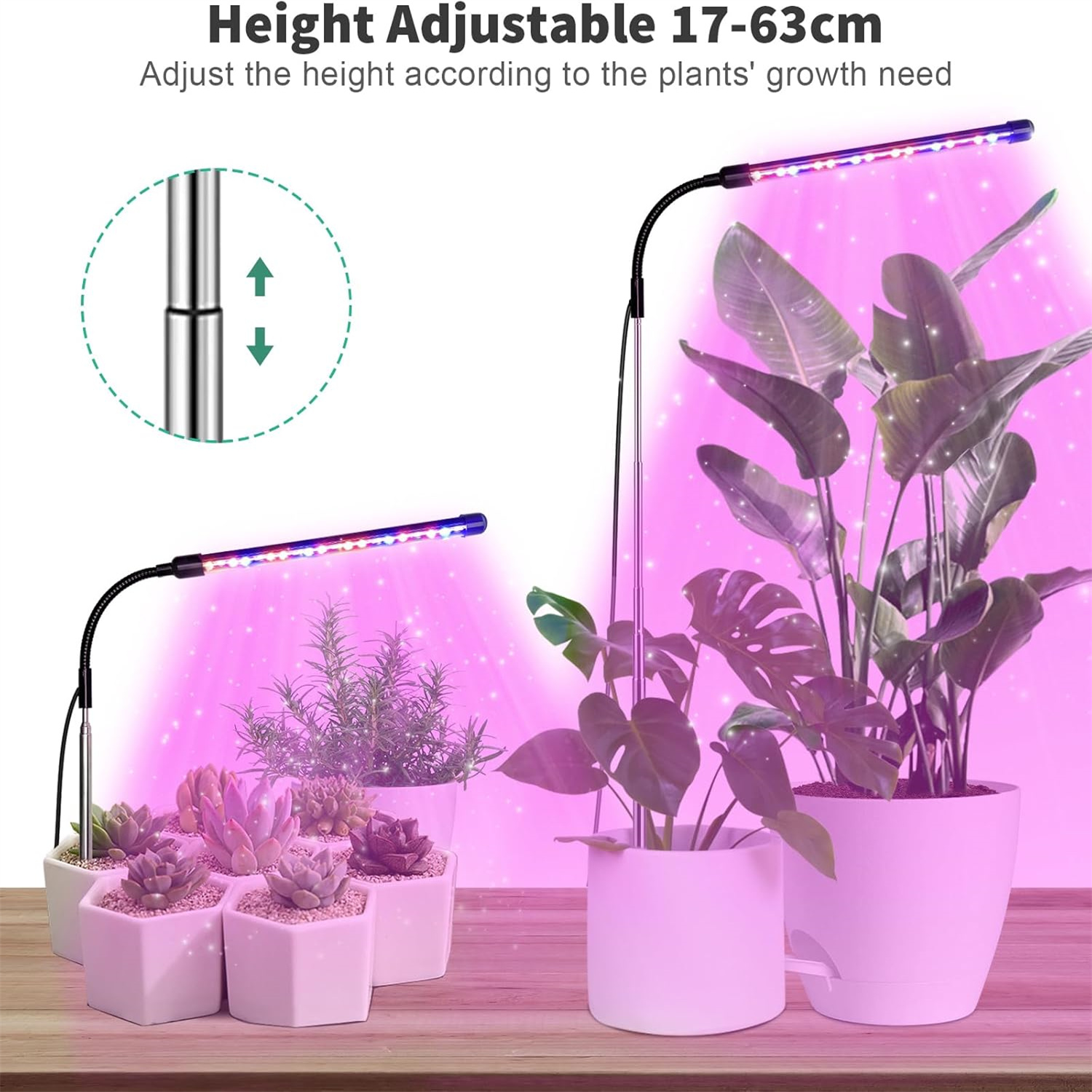 3Colors USB Grow Lamp Plant Fu - Led Planted Tank Light 评论和价格