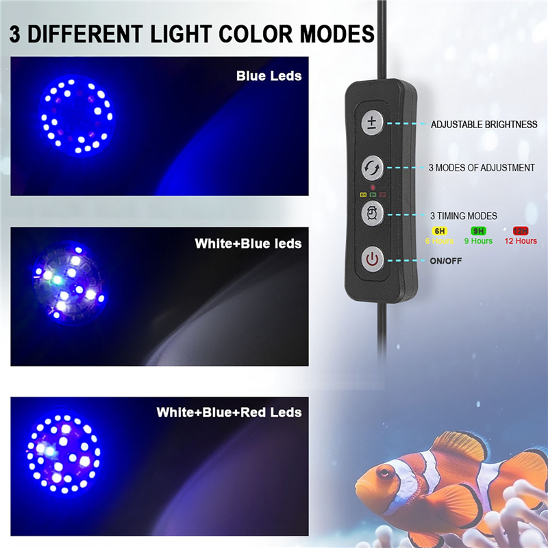 30W Aquarium Fish Tank Sea Wat - Led Planted Tank Light 评论和价格