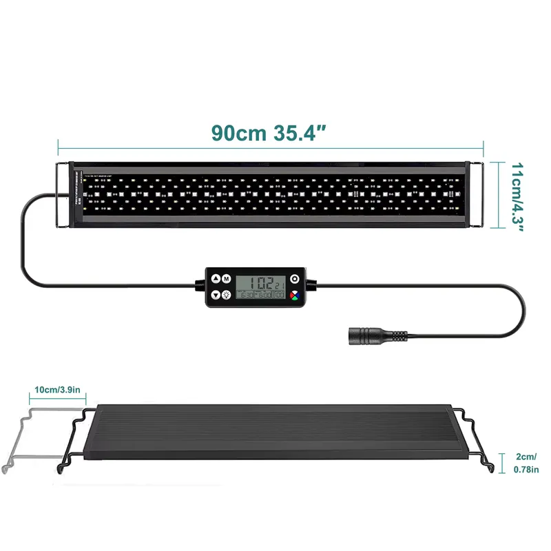 SIROKA SRK-YFT 90 cm Full Spec - Led Planted Tank Light 评论和价格