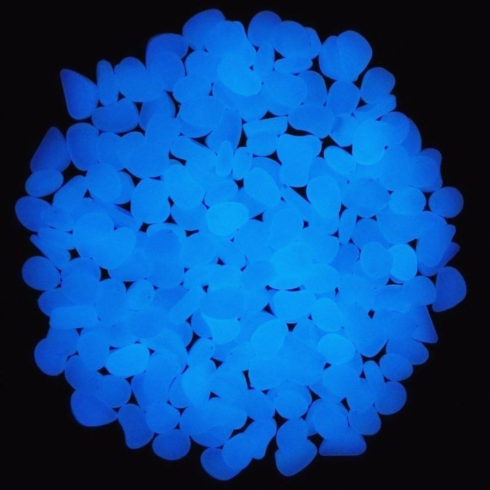 Fish Tank Rocks Glow Blue Pebb - Aquarium Plants Book 评论和价格
