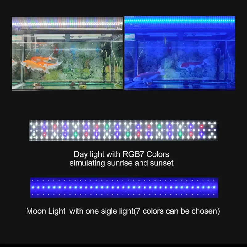 RGB LED Aquarium Light 12-48 I - Planted Aquarium Hours 评论和价格