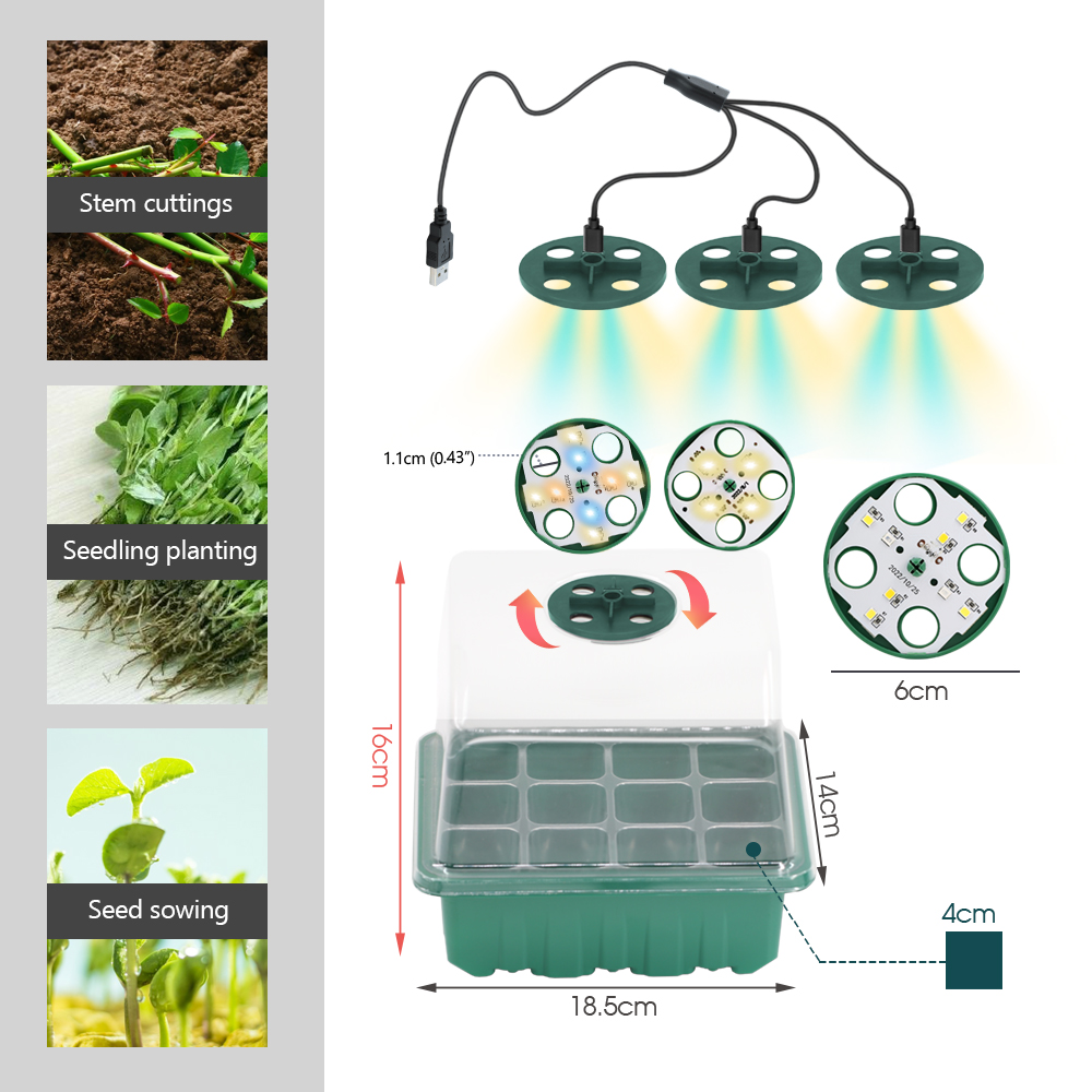 LED Nursery Pots with Grow Lig - Led Planted Tank Light 评论和价格