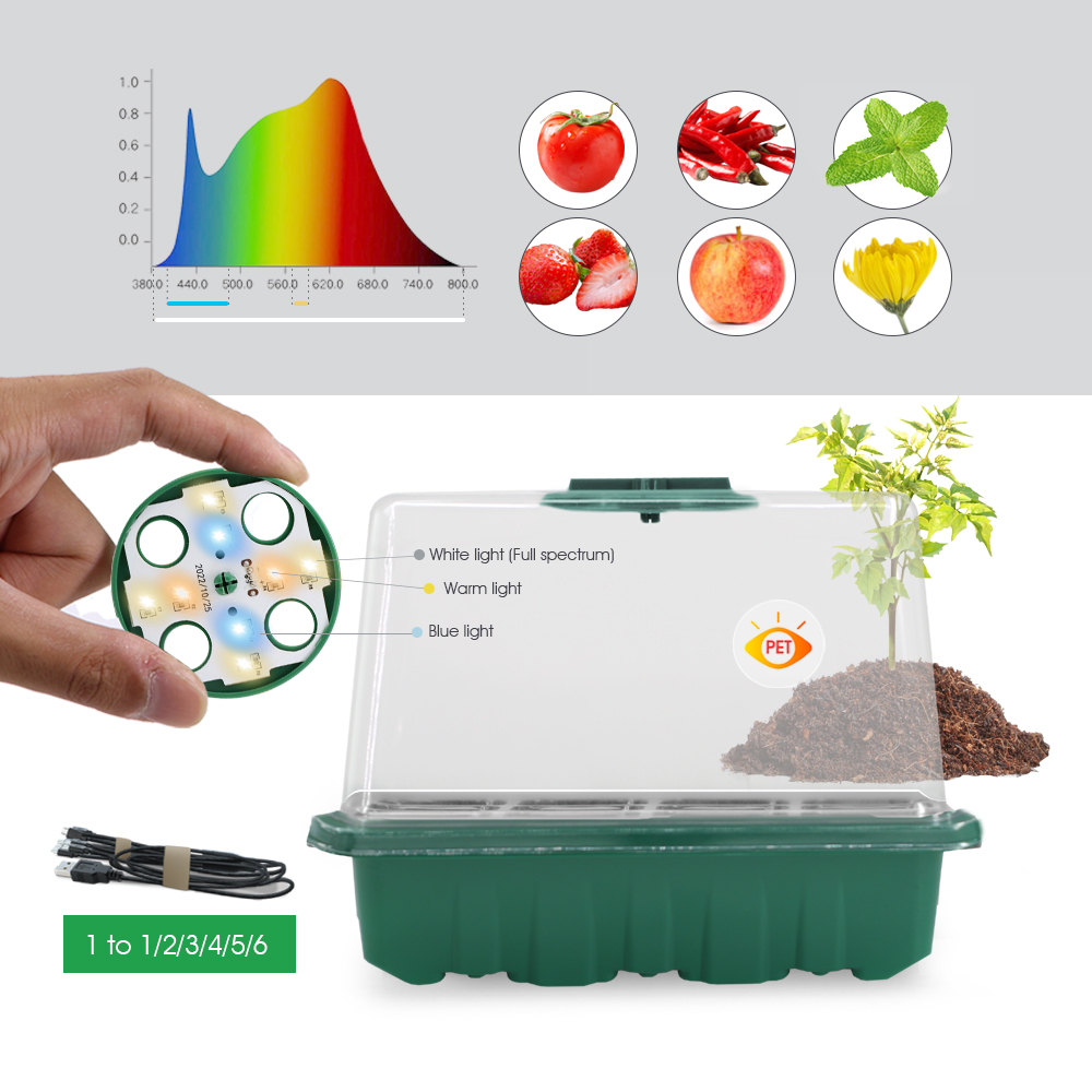 LED Nursery Pots with Grow Lig - Led Planted Tank Light 评论和价格