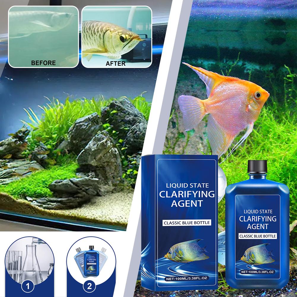 Aquarium Water Clarifier 100ml - Planted Aquarium Cleaning 评论和价格