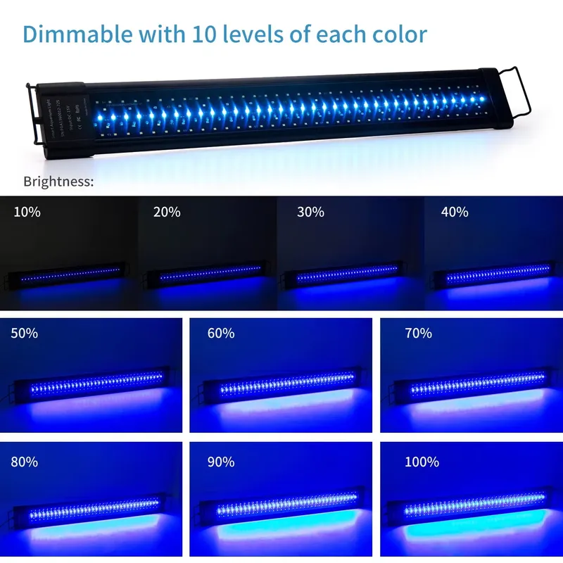 48W IP68 LED Aquarium Light fo - Planted Aquarium Hours 评论和价格